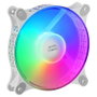 Mars Gaming Ventilador Pack de 2 MFDUOW 12cm RGB Blanco para PC